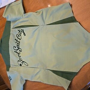 Vintage 50's Bluestone Bowl Way Bowling Shirt Zoot Suit City Buffalo NY